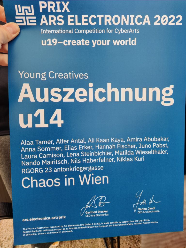 Auszeichnung u14